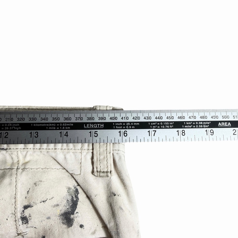 Levi's Cargo Loose Straight Pants 31x32 Paint Splatter Distressed Workwear Y2K - Picture 8 of 9